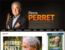 Tablet Screenshot of pierreperret.fr